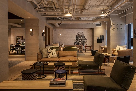 Moxy Times Square Lobby Lounge